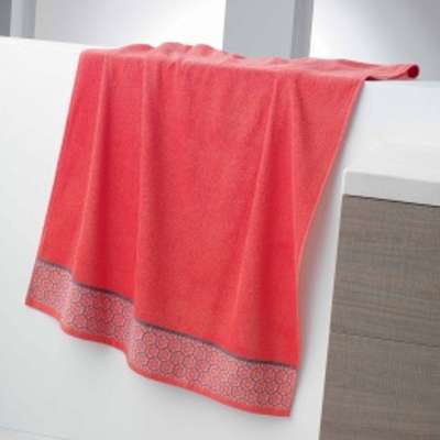 Serviette de bain (90 x 150 cm) Adelie Corail Serviette de bain (90 x 150