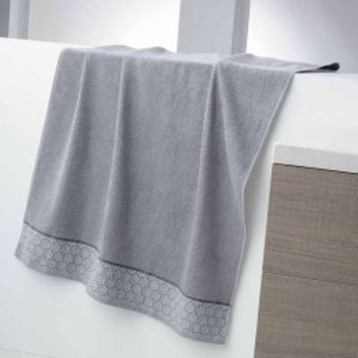 Serviette de bain (90 x 150 cm) Adelie Gris Serviette de bain (90 x 150