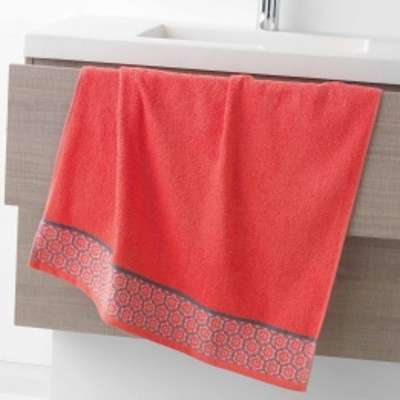 Serviette de bain (70 x 130 cm) Adelie Corail Serviette de bain (70 x 130