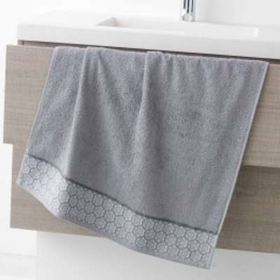 Serviette de bain (70 x 130 cm) Adelie Gris Serviette de bain (70 x 130