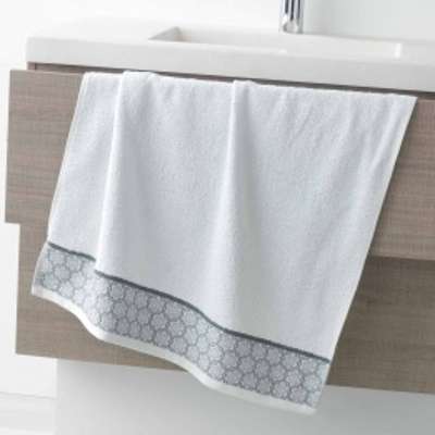 Serviette de bain (70 x 130 cm) Adelie Blanc Serviette de bain (70 x 130