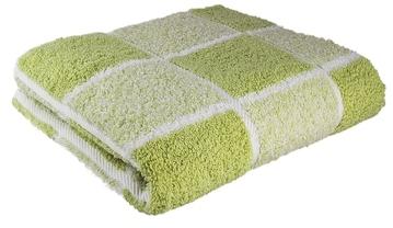 Drap de bain 100x150 Celeste Carreaux vert