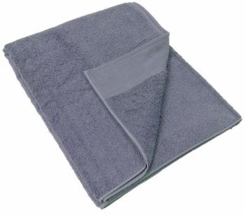 Drap de bain 100x150cm uni gris Gris