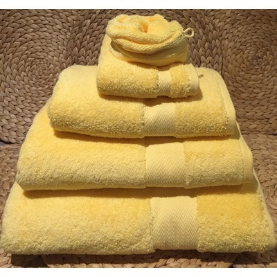 Salomé Prestige Drap de douche Peigné Jaune