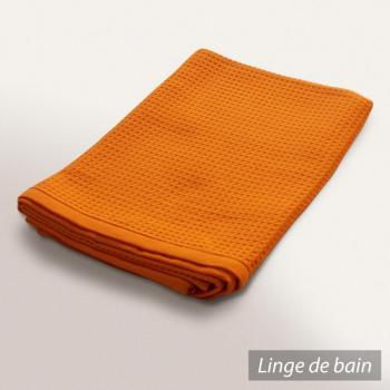 Drap de bain 90x160 cm nid dabeille PURE WAFFLE 3