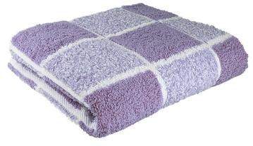 Drap de bain 100x150 Celeste Carreaux parme