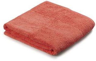 Drap de bain 100x150cm uni corail Orange, Rose