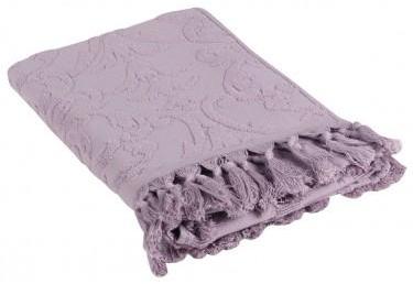 Drap de bain lilas style hammam 100-140