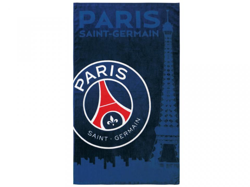Drap de bain velours 100% coton logo Paris Skyline