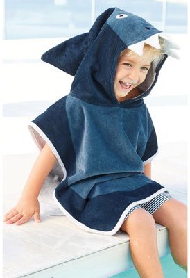 Poncho De Bain Motif Requin (9 mois à 10 ans) Garç