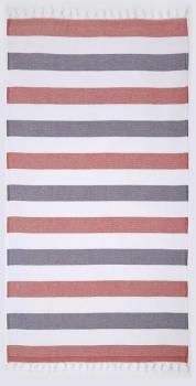 Fouta Coton Marine 100x200cm - hammam et plage