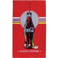 Drap de plage coton 320gr/m2 COCA BOTTLE COCA-COLA