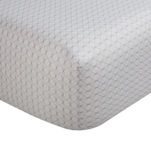 Drap housse Virevolte - 160 x 200 cm - Porcelaine Drap housse Virevolte - 160