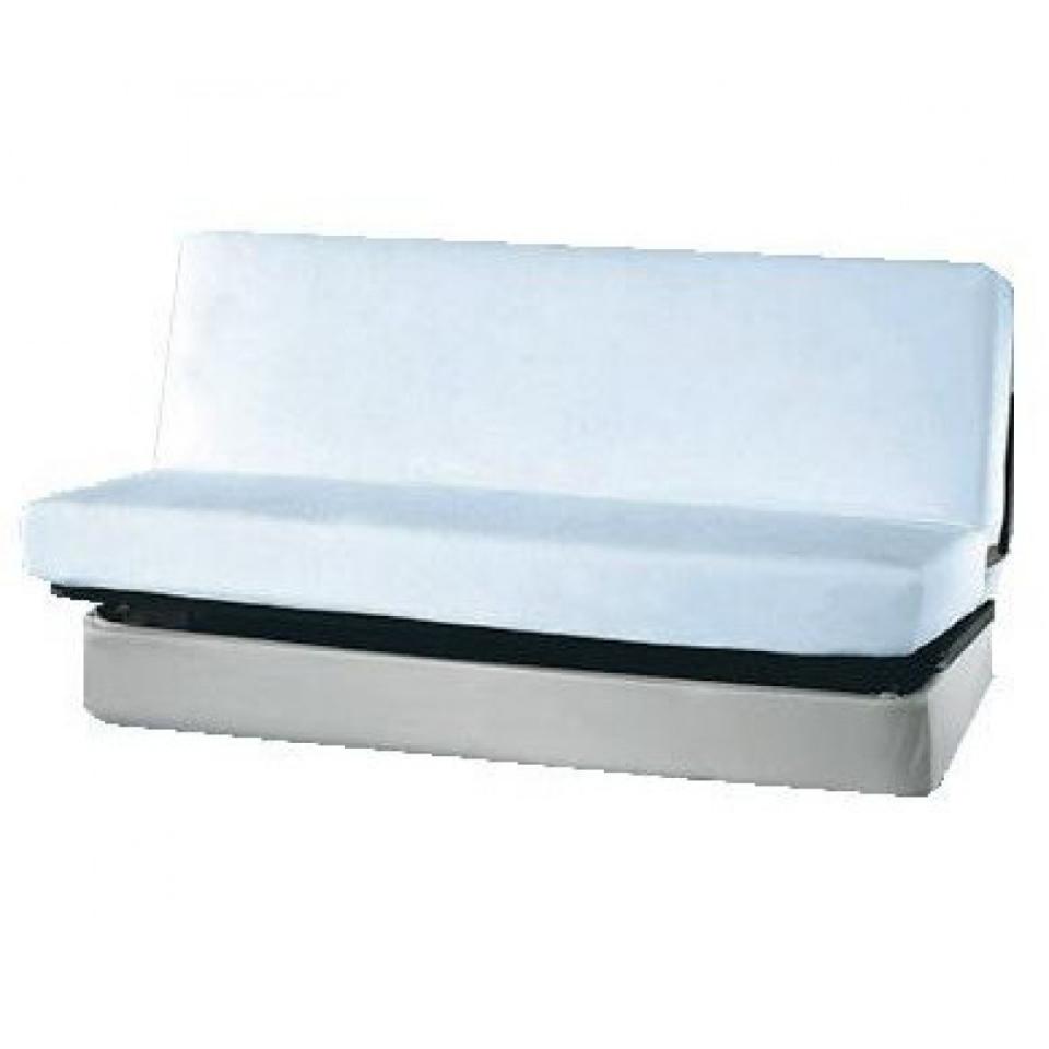 Drap Housse Clic Clac 100% Coton Blanc 120x190 - T