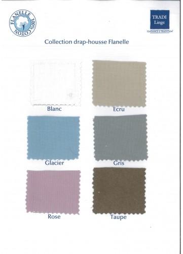 Drap housse Flanelle unie