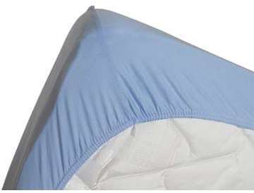 Drap housse jersey extensible DOUCEUR bleu lavande Drap housse jersey extensible