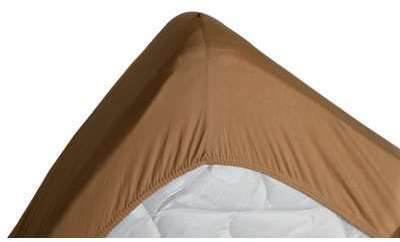 Drap housse jersey extensible DOUCEUR caramel Drap housse jersey extensible