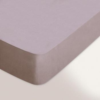 Drap housse uni 80x200 cm 100% coton ALTO Violine