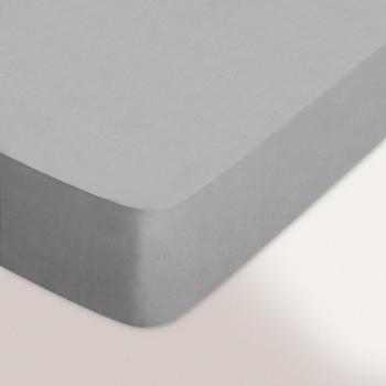 Drap housse uni 80x200 cm 100 coton ALTO Alu Drap housse uni 80x200 cm