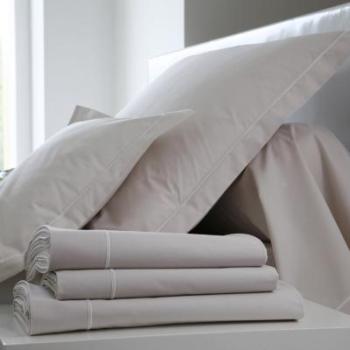 Drap housse Percale Easy BLANC DES VOSGES, 180 x 2
