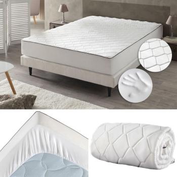 Drap housse mémoire de forme 140x190 cm surmatelas Drap housse mémoire de forme