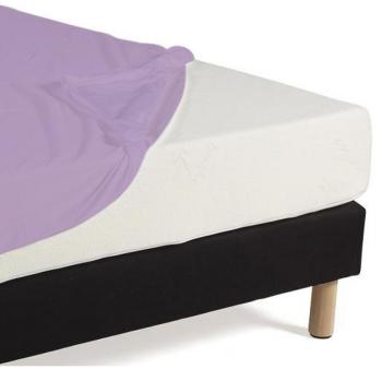 Drap Housse 100% coton Parme Bonnet 27 cm 140x210