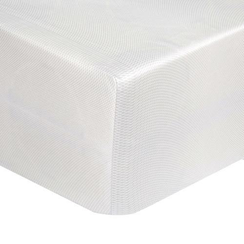 Drap housse Mystery - 120 x 200 cm - Pearl