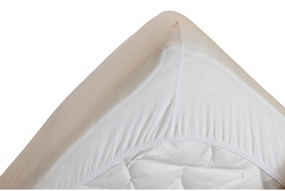 Drap housse jersey extensible DOUCEUR blanc