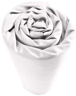 Drap housse Coton Blanc Uni 120 x 190 cm