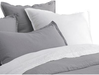 Drap plat Lin lavé 52 fils cm2 Blanc Reve De Lin 240x300 Drap plat Lin lavé 52 fils