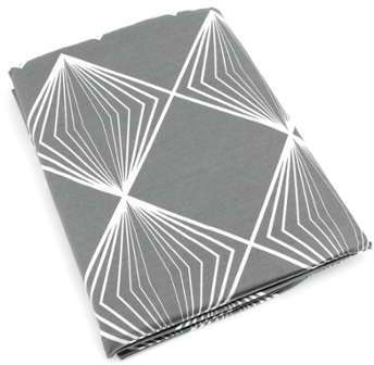Drap plat 180x290 cm 100 coton FOREVER GRIS gris foncé Drap plat 180x290 cm 100 coton