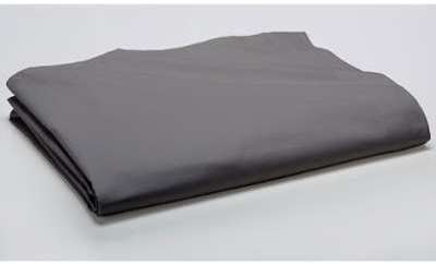 Drap plat 100 coton 57 fils coloris canon de fusil Drap plat 100 coton 57 fils