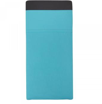 Drap plat 180x300cm TURQUOISE {CouleurRetravaillée