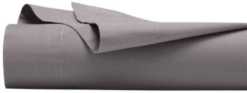 Drap plat Coton Gris Uni 180 x 290 cm