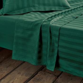 Drap, satin de coton, tissage rayé - La Redoute In