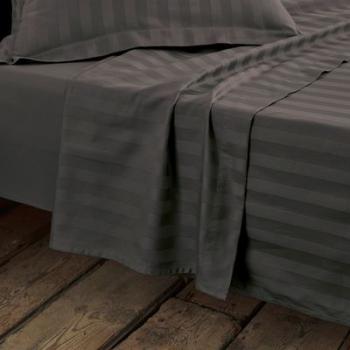 Drap, satin de coton, tissage rayé - La Redoute In