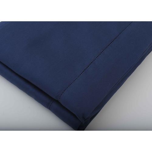 Salomé Prestige Drap plat bleu marine satin de cot