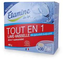 Tablettes lave-vaisselle tout en 1 x30 Etamine du Lys Tablettes lave-vaisselle tout