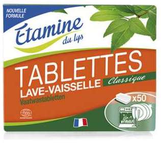 Tablettes lave-vaisselle classique x50 Etamine du Lys Tablettes lave-vaisselle classique