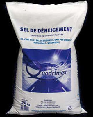 Sel de Déneigement Sac de 25kg Sel de Déneigement Sac de