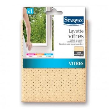 Lavette microfibres spéciales vitres - Starwax