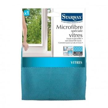 Microfibre spéciale vitres, texture nid dabeilles