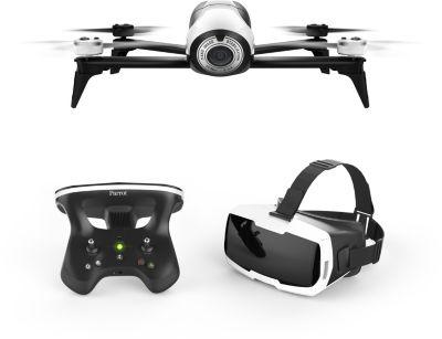 Drone Parrot Bebop 2 Blanc Pack FPV Drone Parrot Bebop 2 Blanc