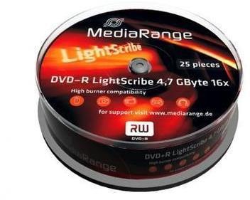 DVD-R 4 7Go 16x LightScribe cloche de 25 pièces DVD DVD-R 4 7Go 16x LightScribe