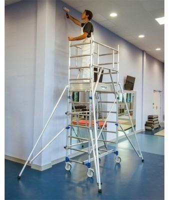 Echafaudage INSIDER 120SX Pliant hauteur plancher 3 Echafaudage INSIDER 120SX