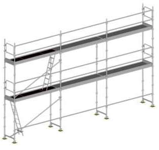 Echafaudage fixe de 60mA²: Structure seule - DACAM