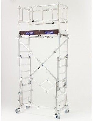 Échafaudage télescopique XTower hauteur plancher