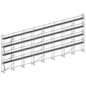 Echafaudage fixe 250m²