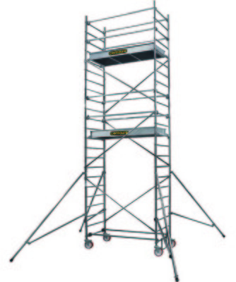 Echafaudage roulant aluminium 7.9 m