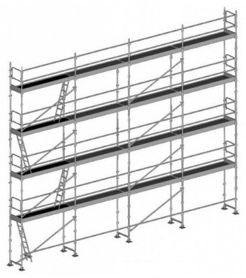 Echafaudage fixe 130m²